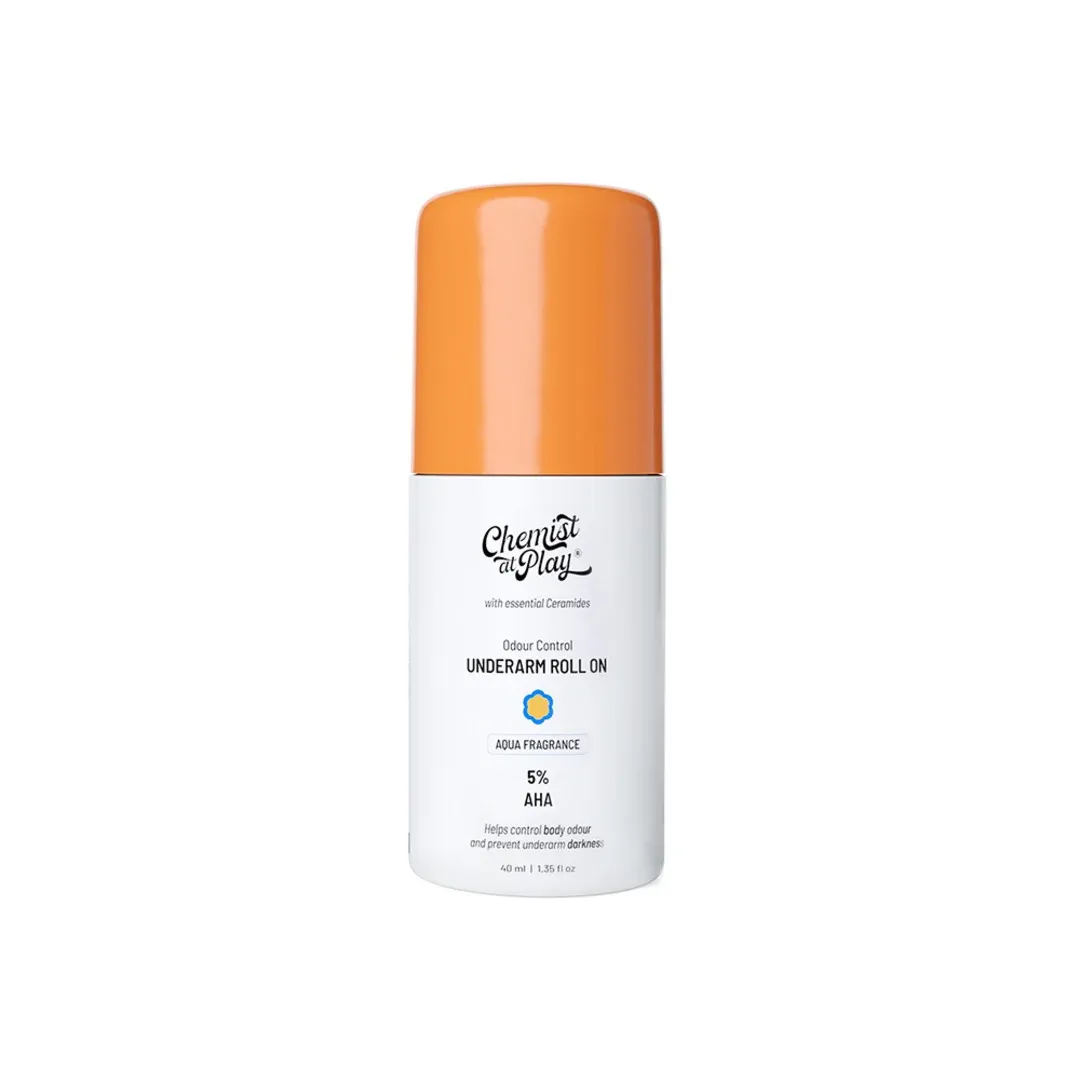 Chemist At Play 5% AHA Underarm Roll On- Aqua